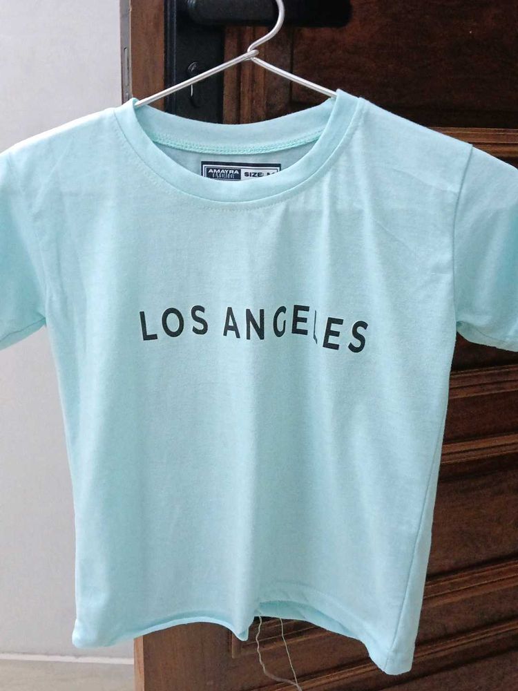 Light Blue Los Angeles Graphic Tee