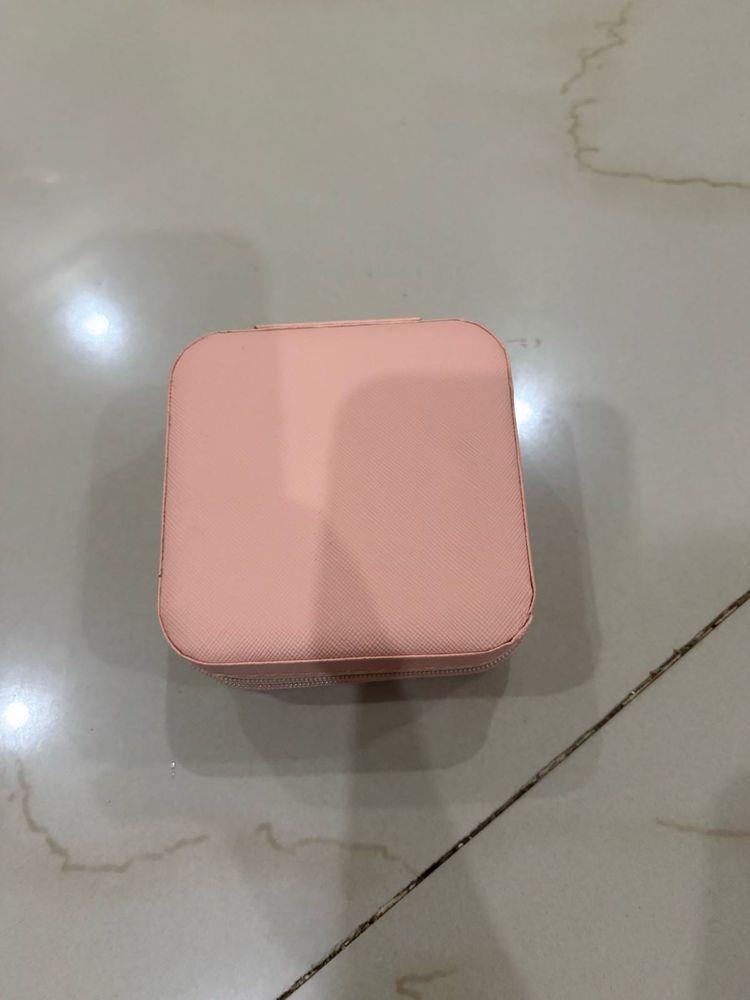Pink Travel Jewelry Box