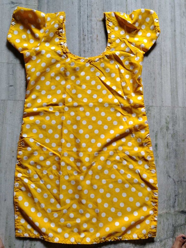 Yellow Polka Dot Blouse