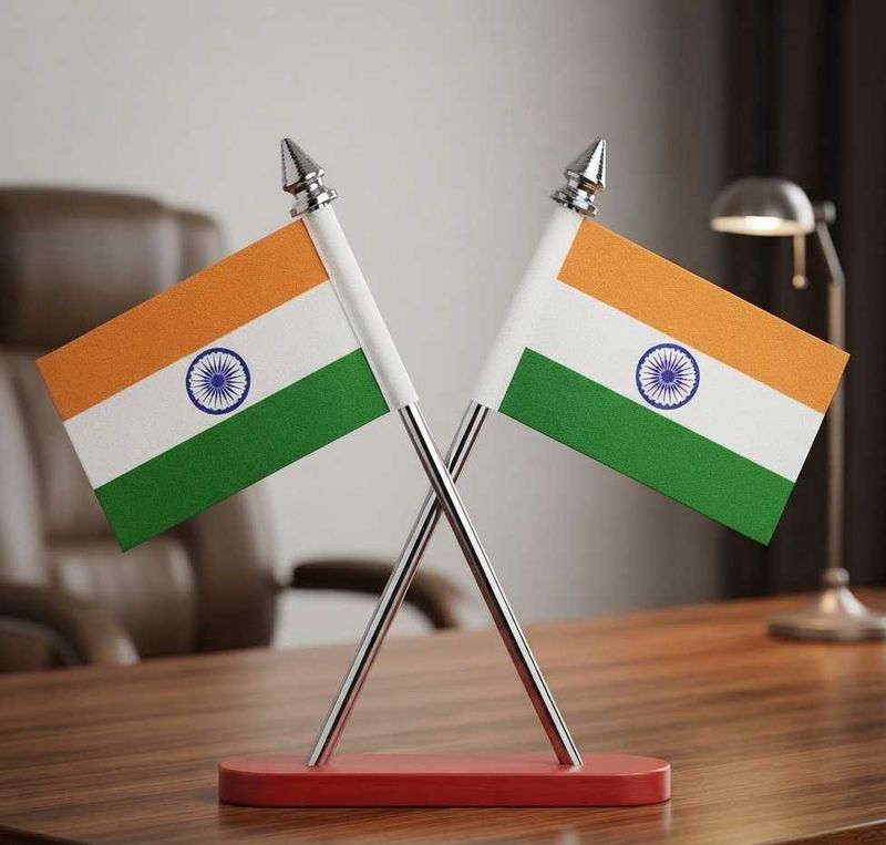 Indian Desk Flags Set
