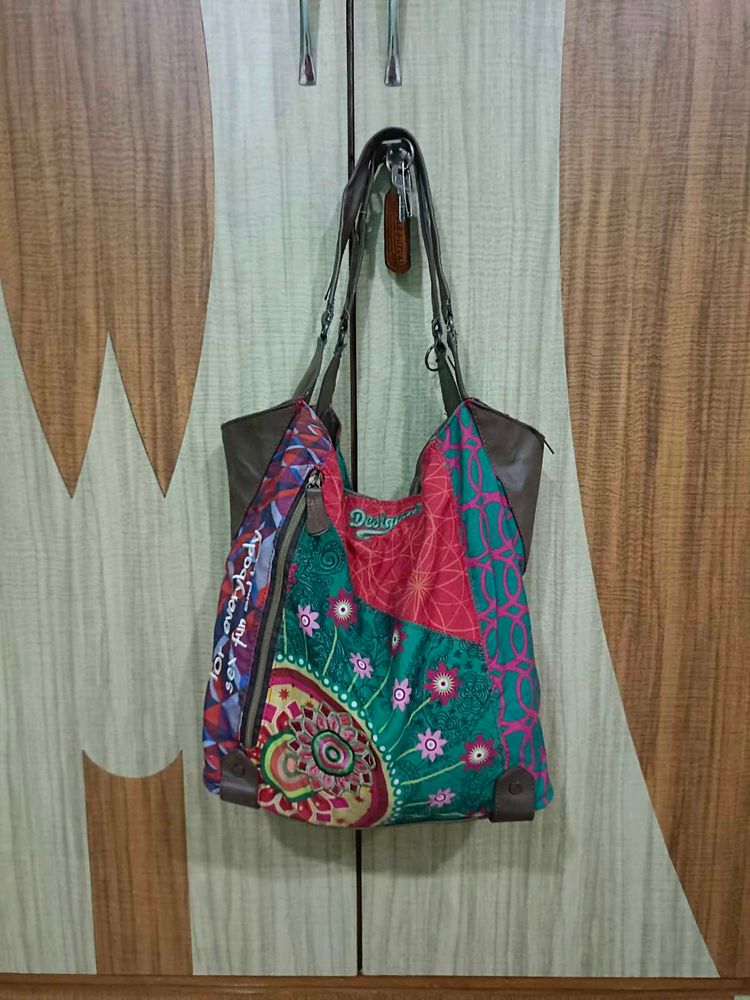Colorful Patchwork Shoulder Bag
