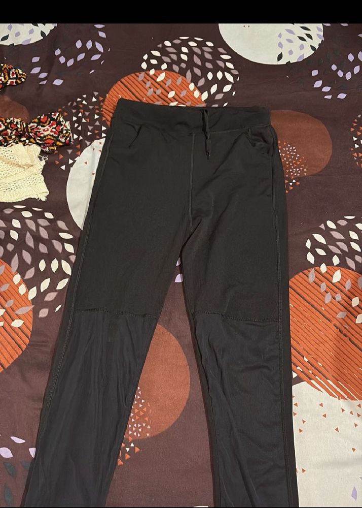 Black Athleisure Pants