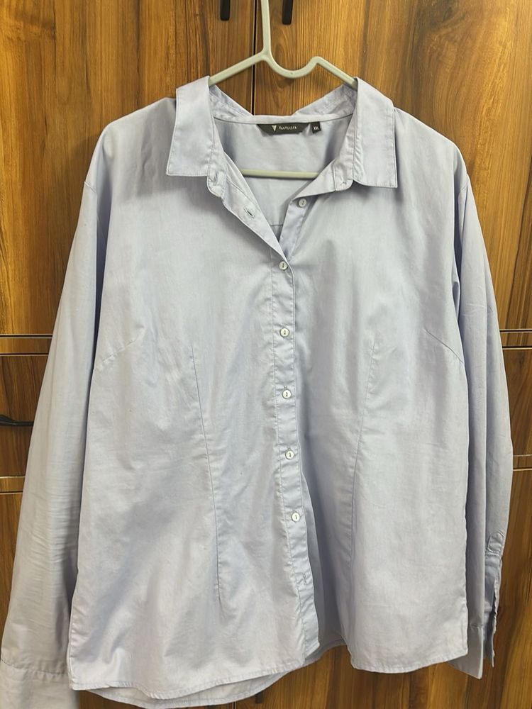 Classic Blue Button-Up Shirt