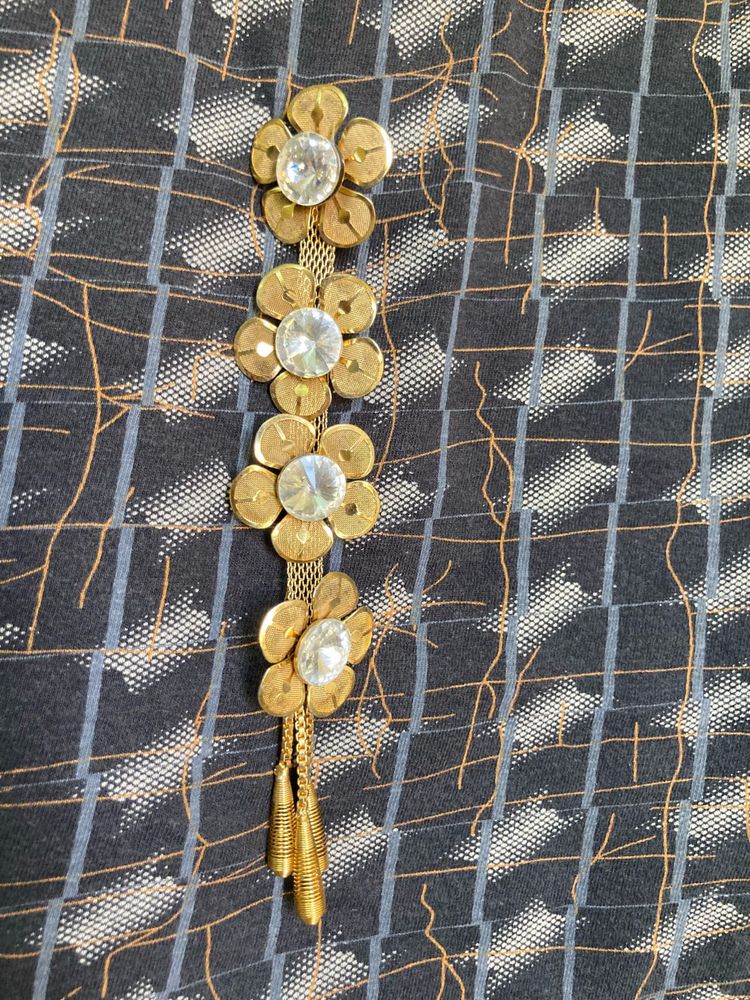 Golden Flower Brooch