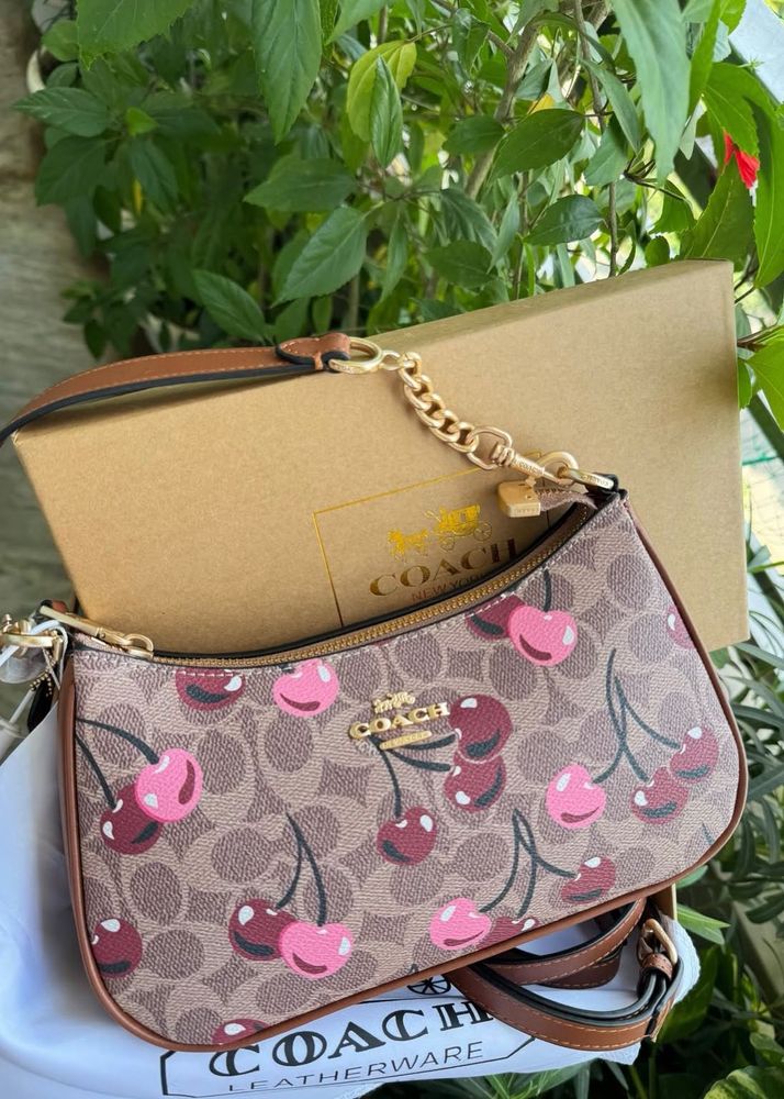 Coach Cherry Print Crossbody Bag