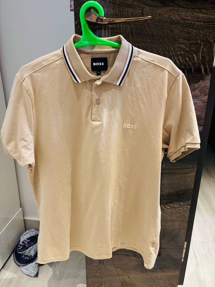 BOSS Beige Polo Shirt