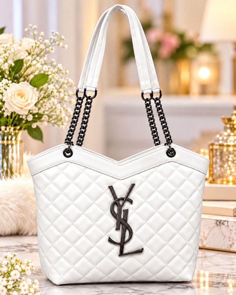 YSL PREMIUM QUILTED TOTE HANDBAG 👜✨