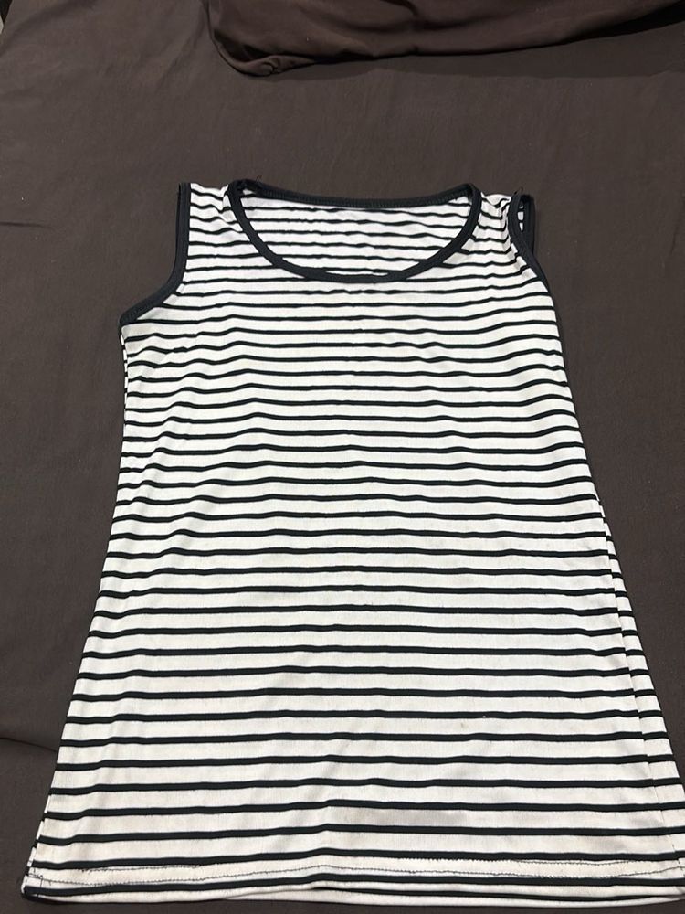 Striped Sleeveless Top