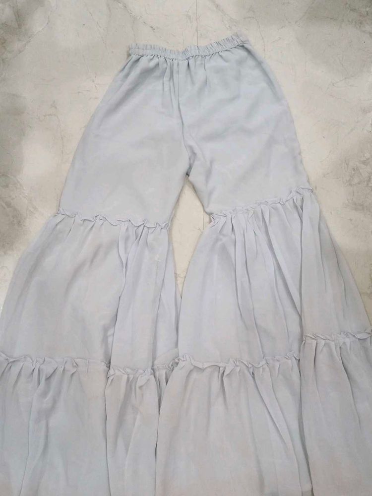 Ruffled Palazzo Pants