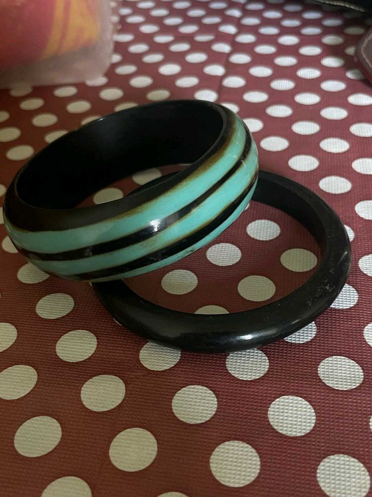 Chic Striped &amp; Solid Bangles