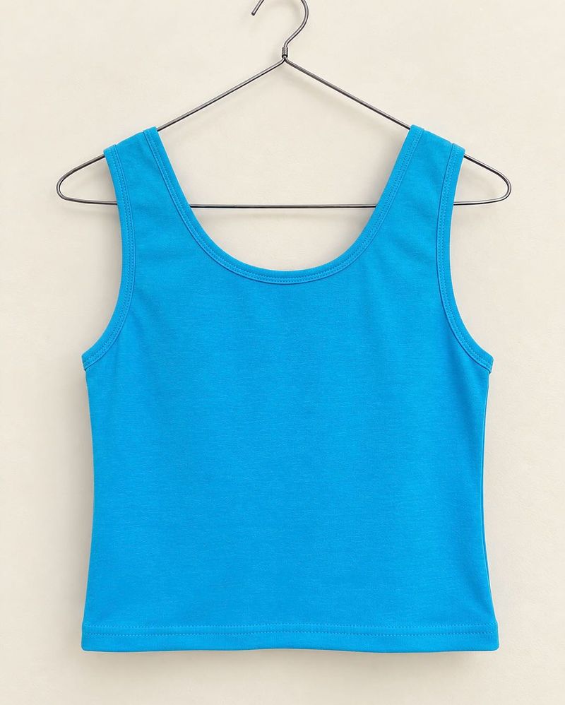 Bright Blue Basic Tank Top