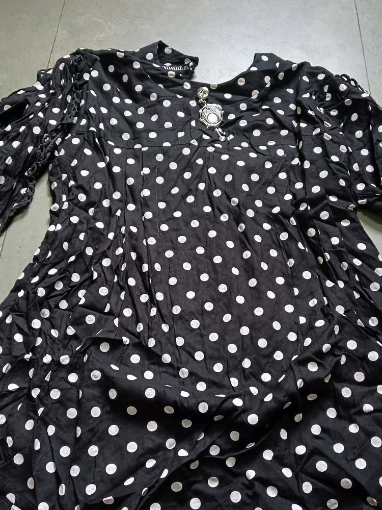 Stylish Polka Dot Kurta