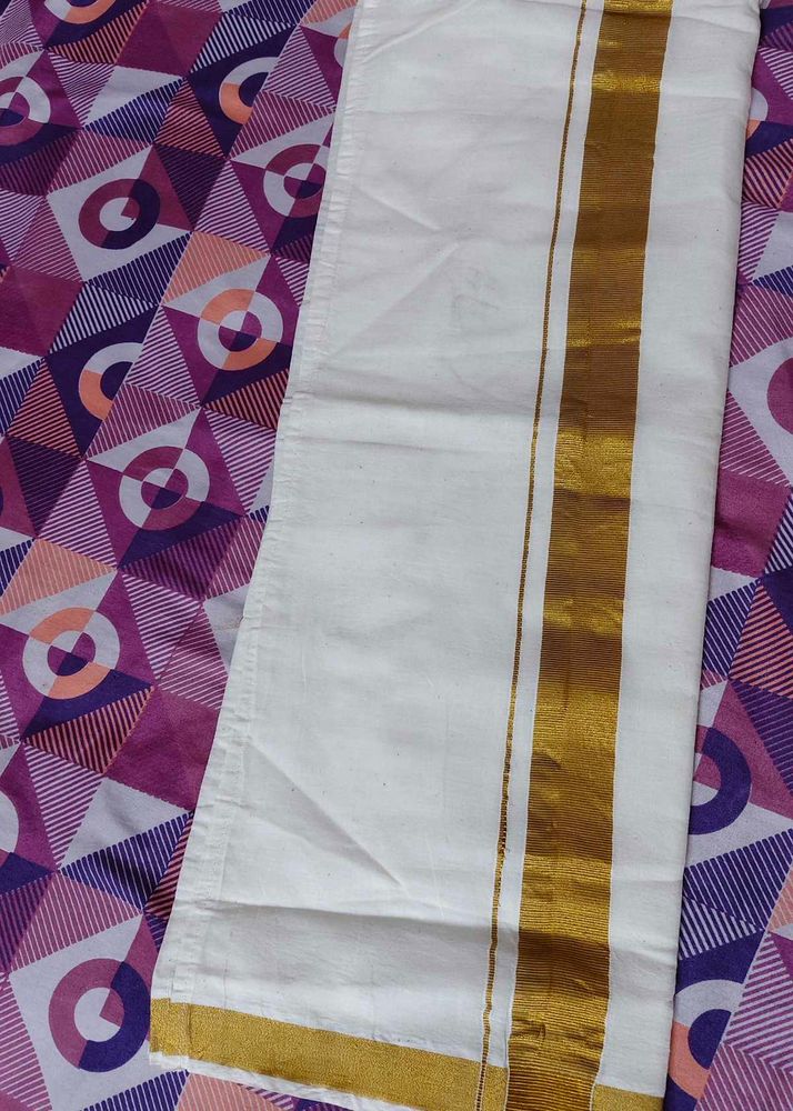 kerala cotton mundu ( dhothi) for kids