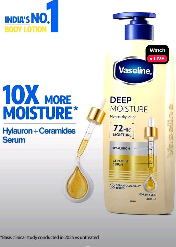 Vaseline Intensive Care Deep Moisture Lotion