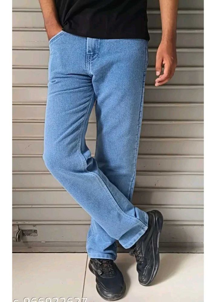 Men's Classic Blue Denim Jeans
