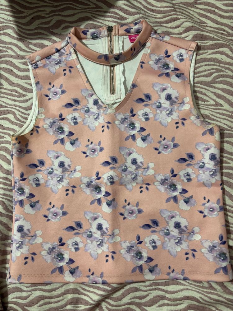 Floral Sleeveless Top