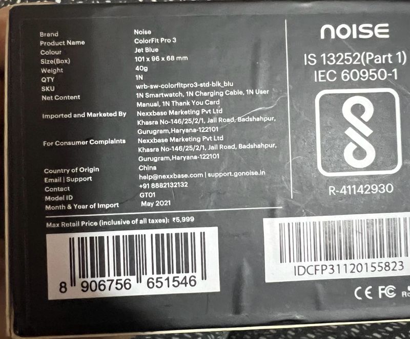 Noise Color Fit Pro 3 Smart Watch