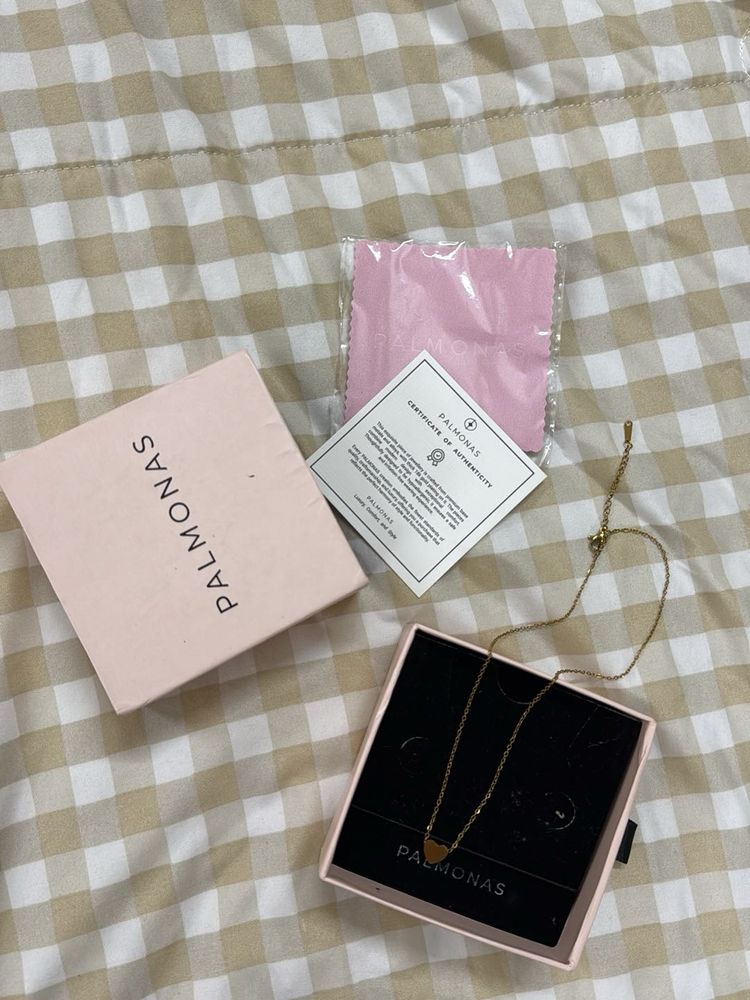 PALMONAS Heart Pendant Necklace