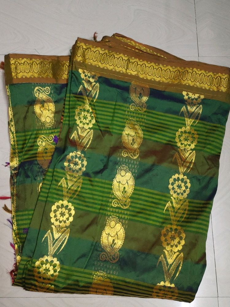 Green Pattu Saree