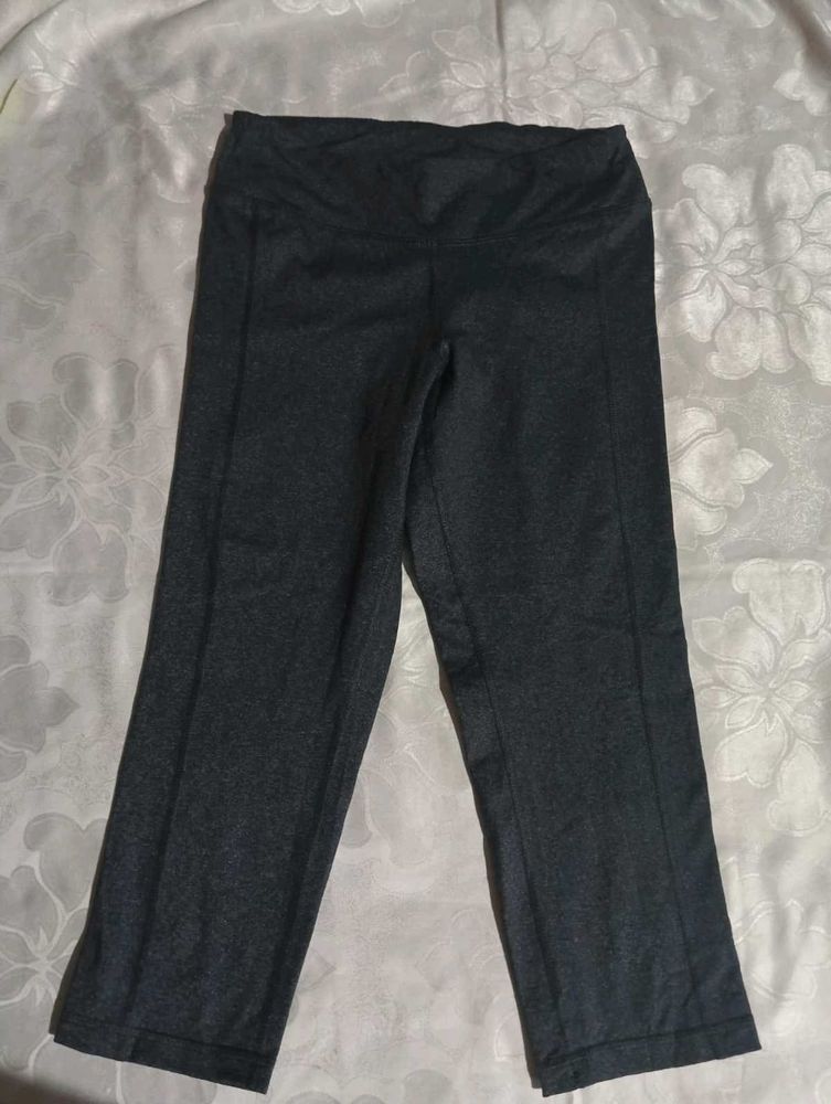 Gray Workout Capris