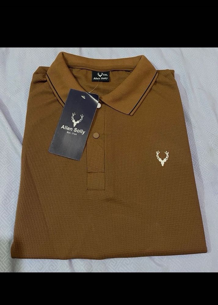 Allen Solly Brown Polo T-Shirt newwdtag
