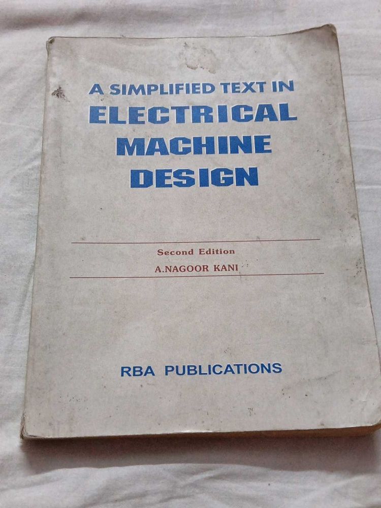 Electrical Machine Design Book