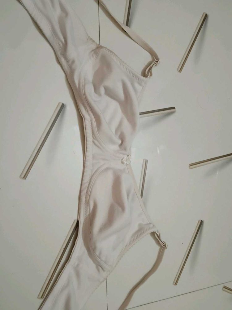 Comfortable White Bra