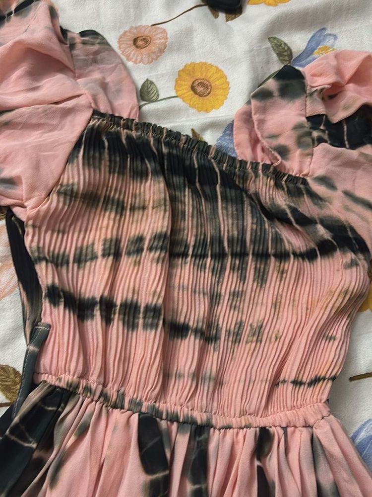 Tie-Dye Mini Dress