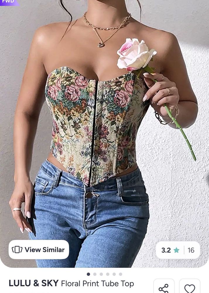 boho strapless sweetheart neckline corset
