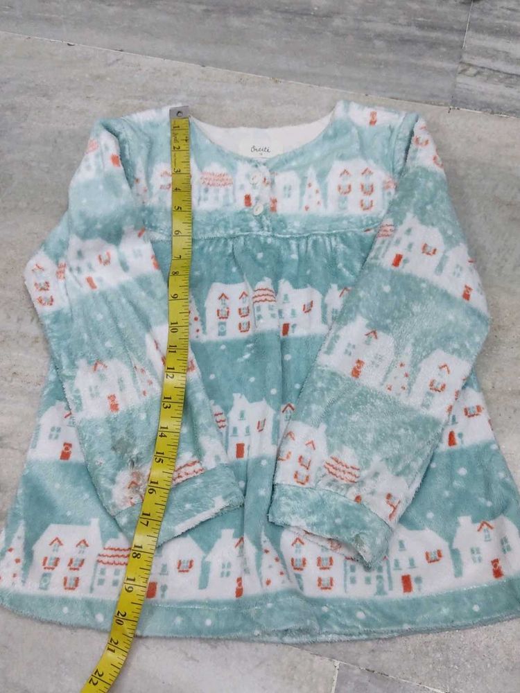 Girls' Printed Fleece pyjama set