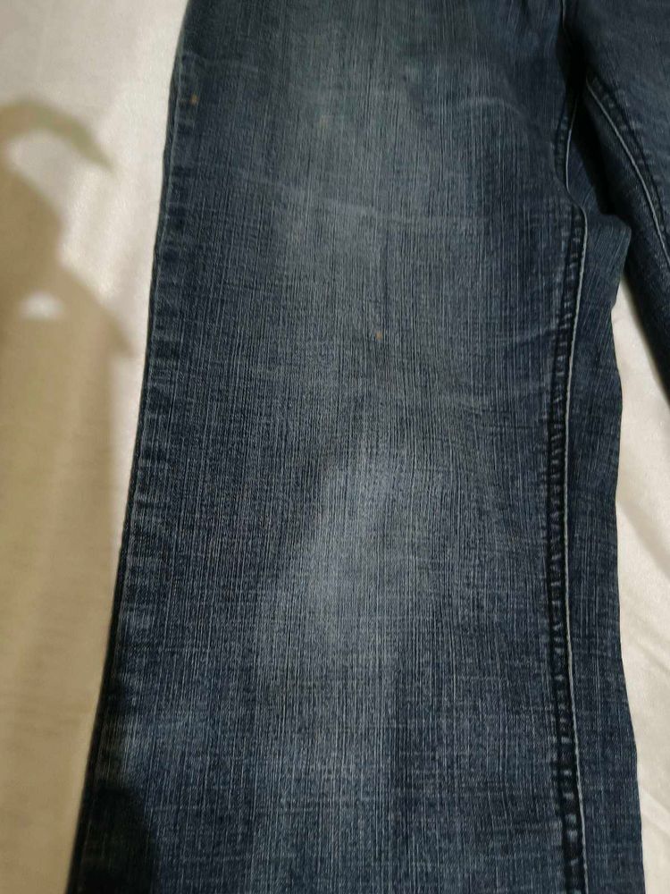 vintage Blue Denim washed jeans