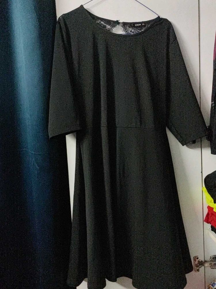 Elegant Black Shein Dress