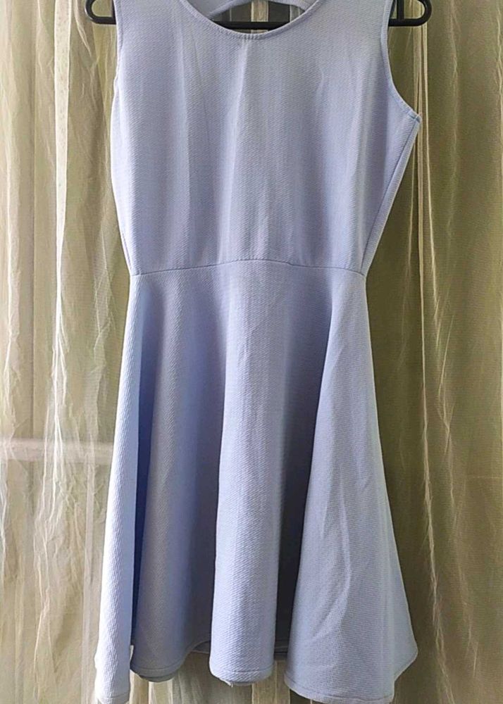Light Blue Skater Dress