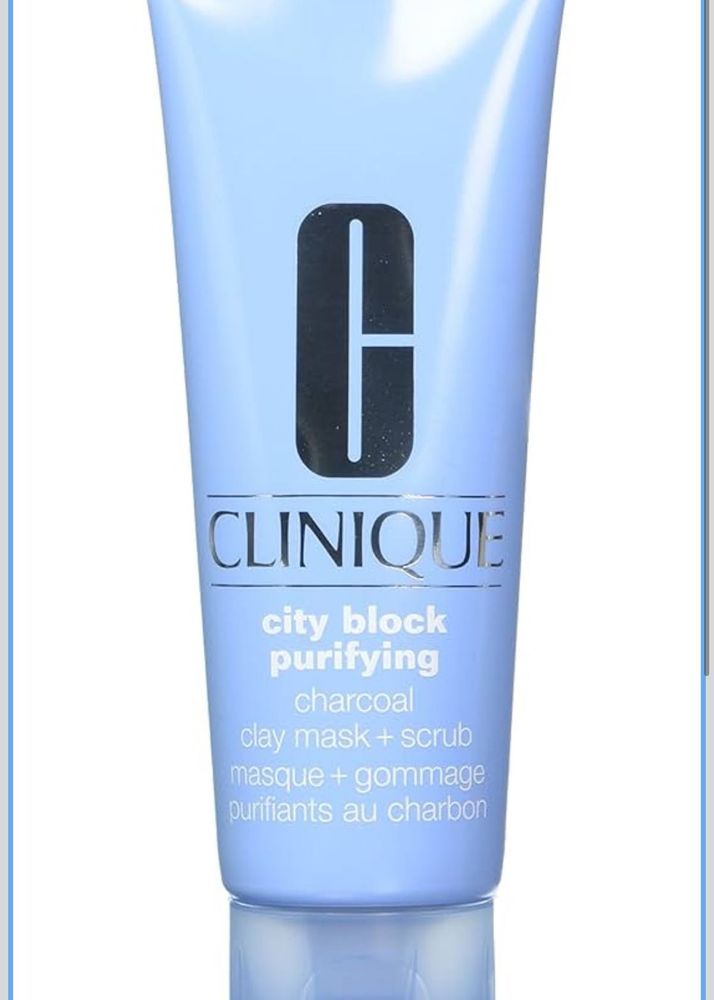 Original Clinique Charcoal Clay Mask+Scrub