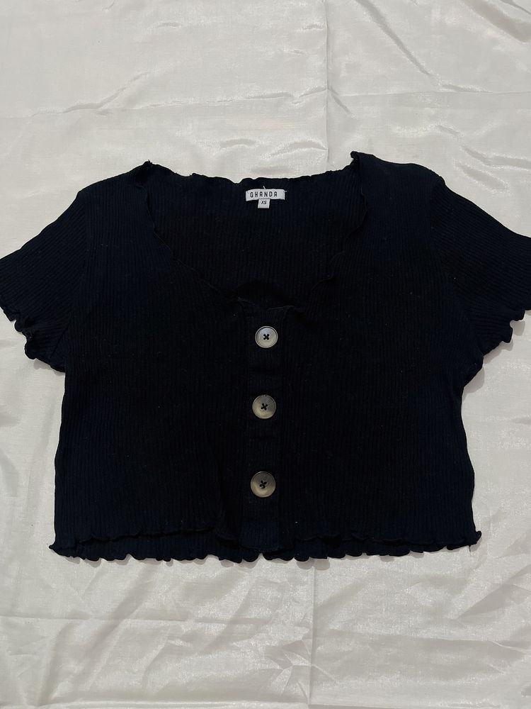 Cute Korean Crop Top