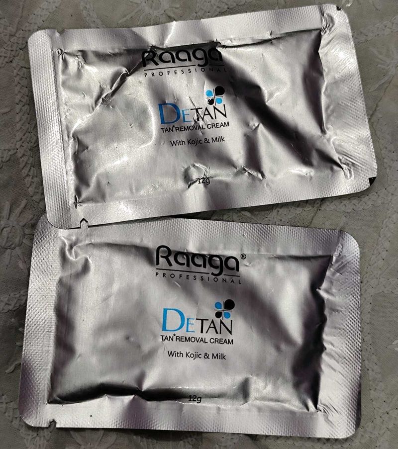 Raaga Professional DeTan Cream Sachets