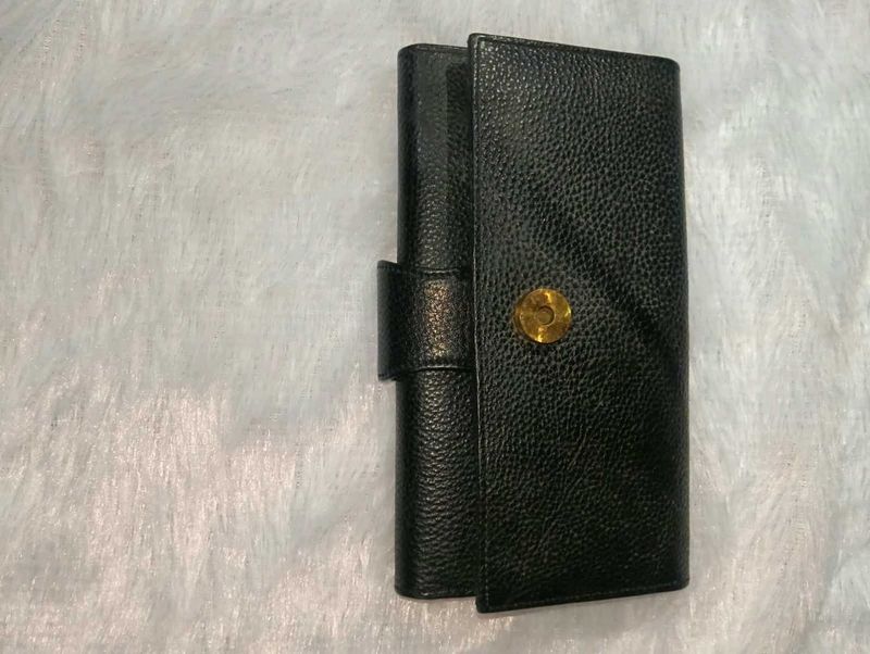 Classic Black Leather Wallet