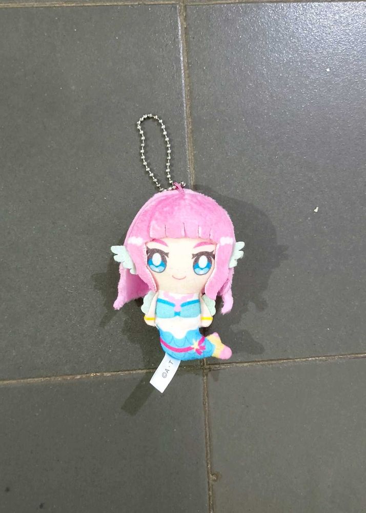 Cute Anime Mermaid Plush Keychain