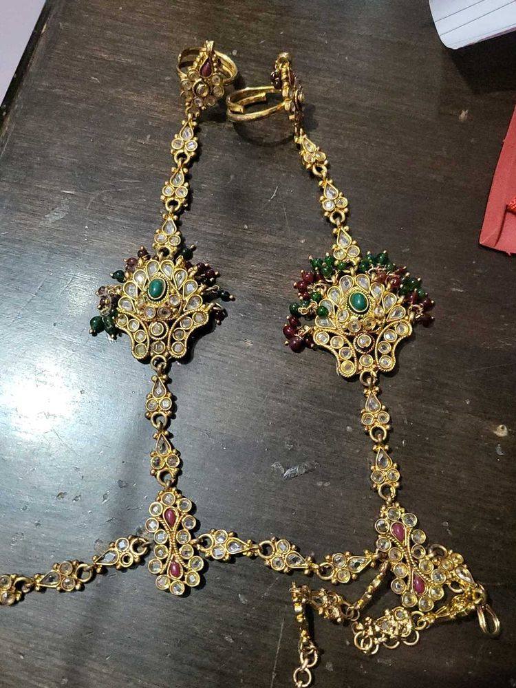 Hand Bridal Mehendi Jewellery