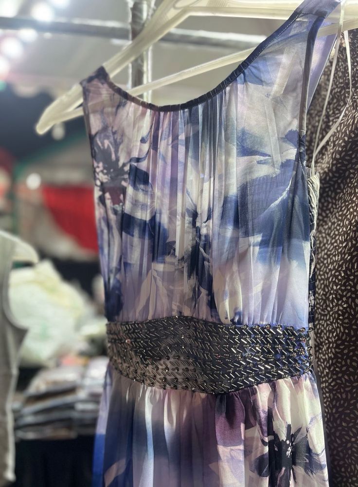 Floral Chiffon Party Dress