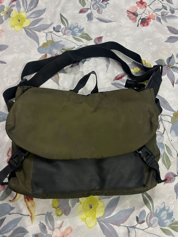 Green Messenger Bag