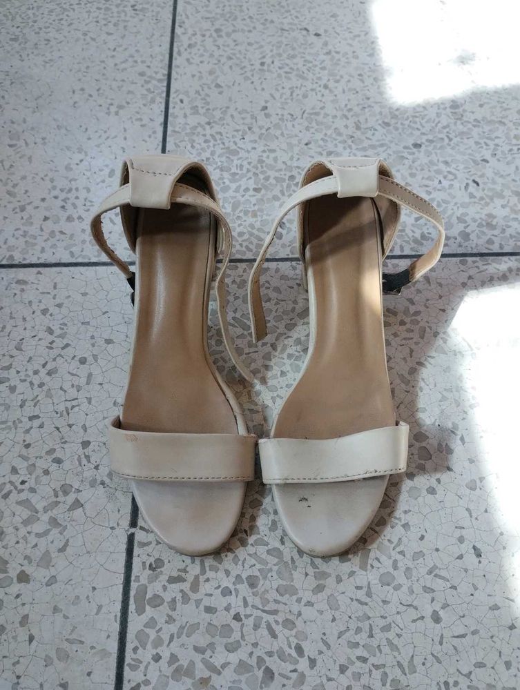Elegant Beige Heels