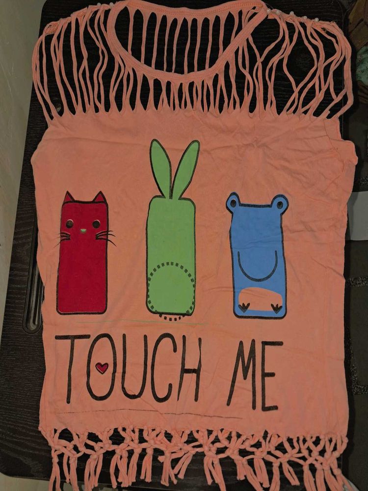 Cute Cartoon Print T-Shirt