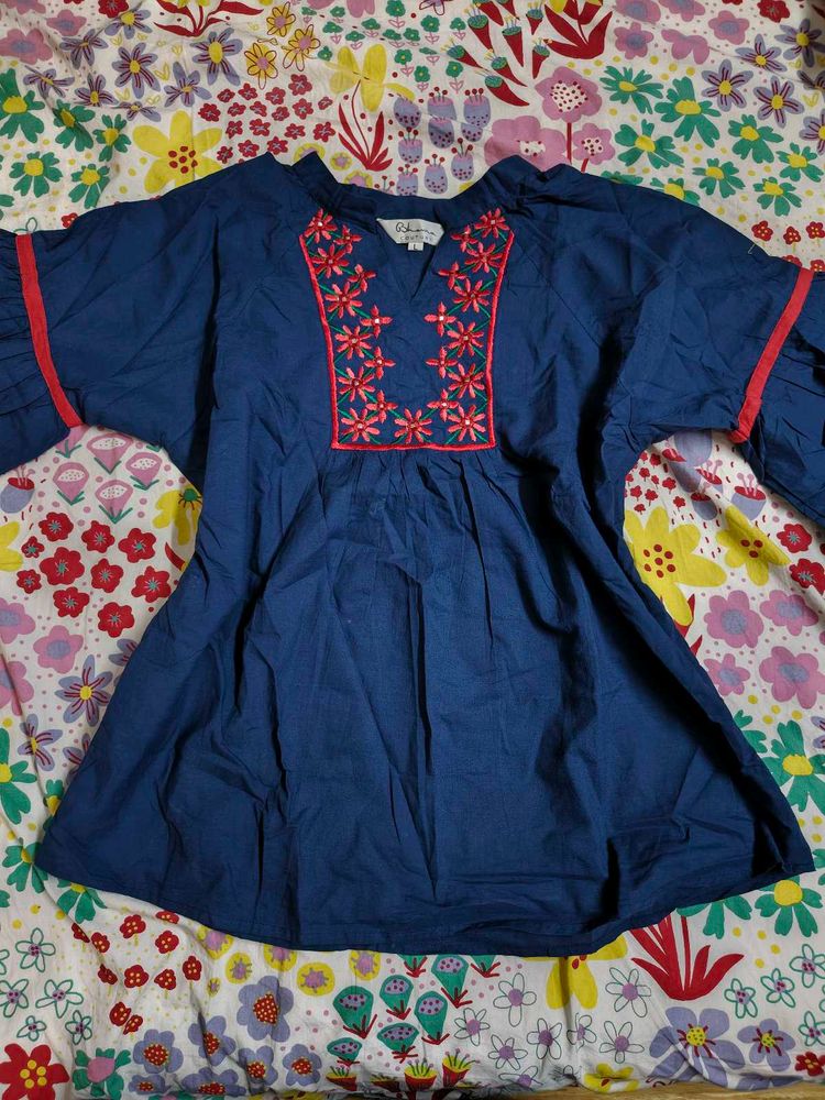 Bhama Couture - Floral Blue Top 💙