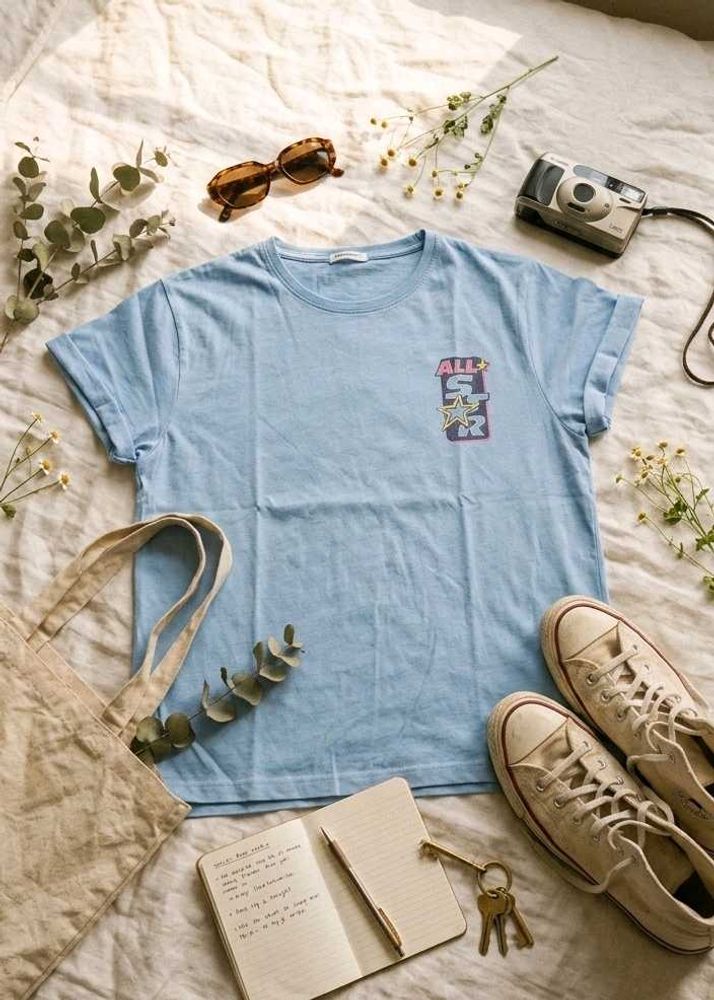 Purple All Star Graphic Tee