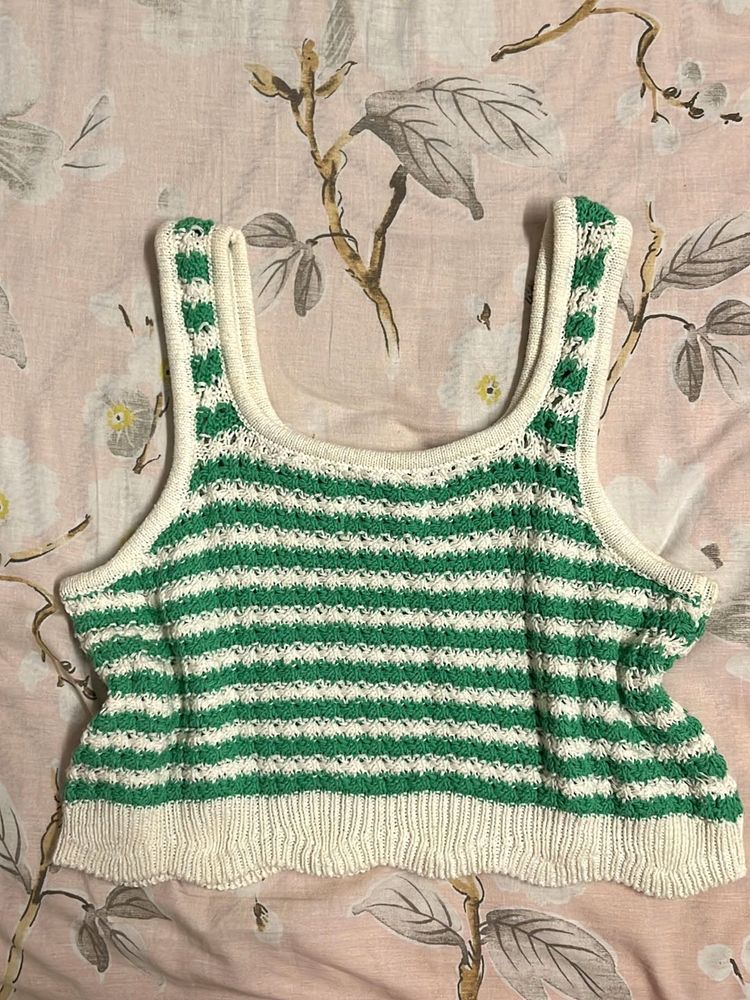 Crochet Knit Top