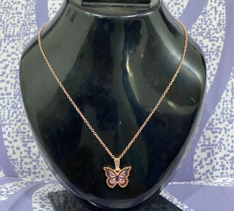 Butterfly Pendant Necklace