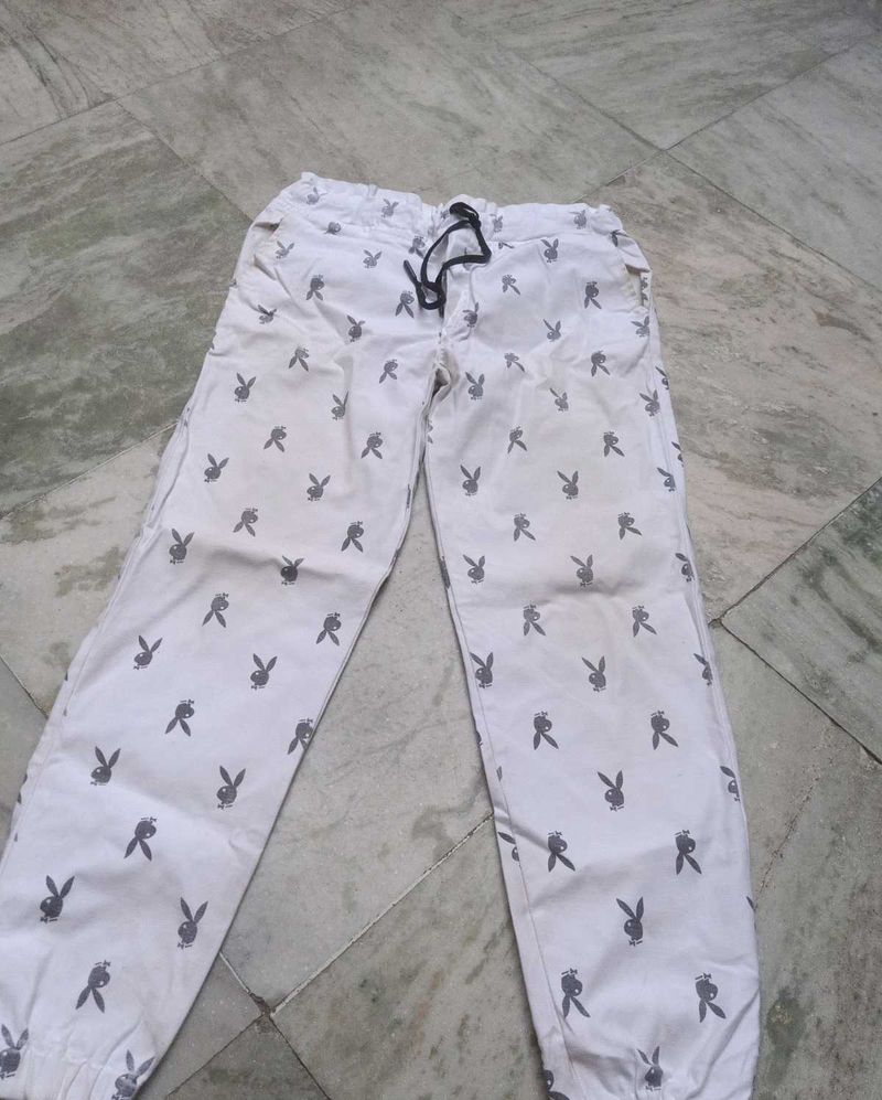 Playboy Bunny Print Joggers