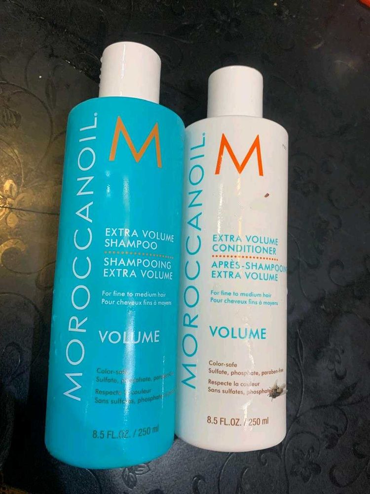 Moroccanoil Extra Volume Shampoo &amp; Conditioner Set