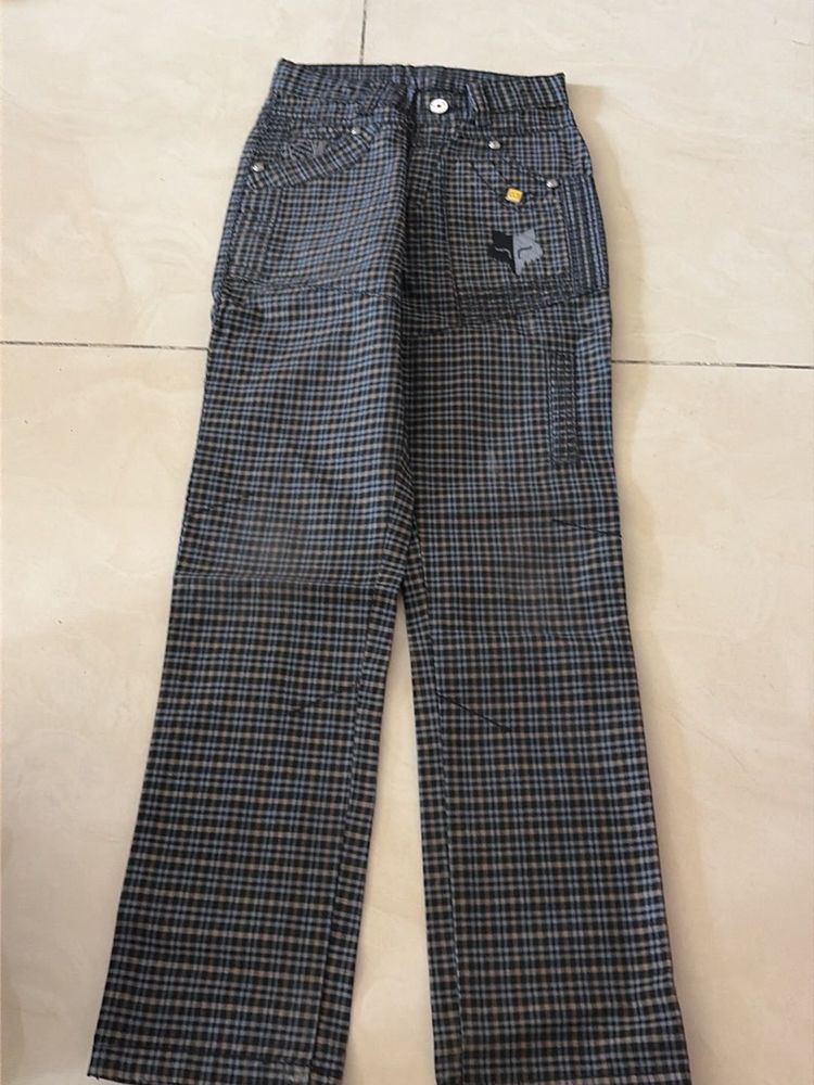 Checked Boy’s Pants